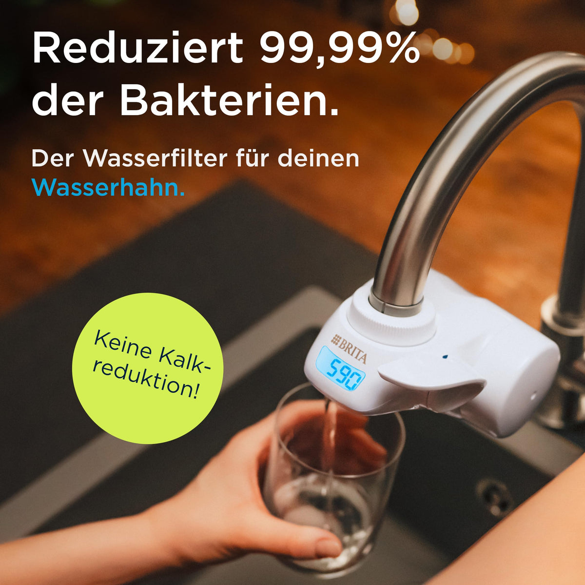 BRITA ON TAP Pro sistem de filtrare a apei pentru robinet, 1x filtru V-MF - 1052073