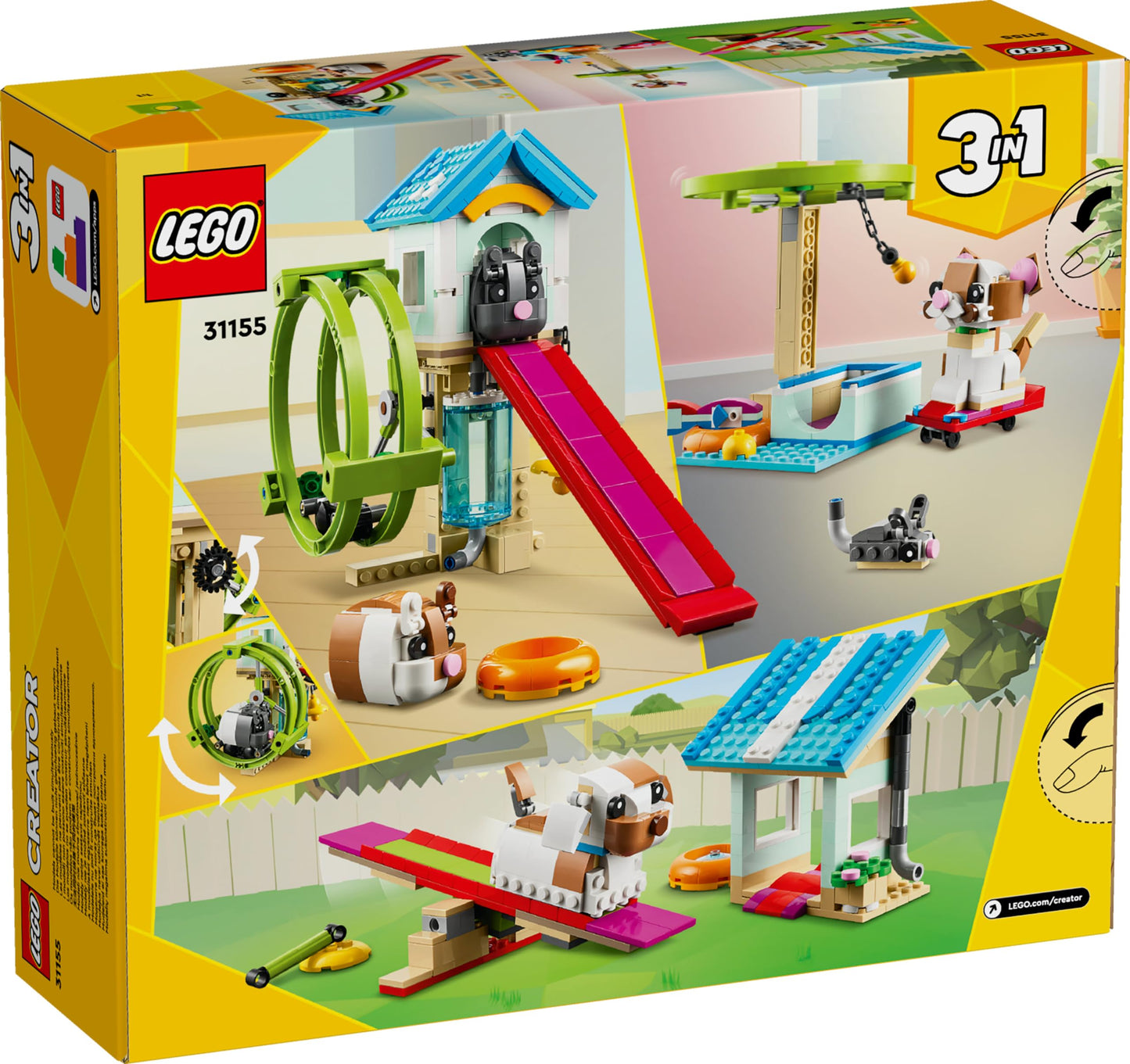 Lego Creator 3in1 31155 Hamster Wheel (416 Pieces)