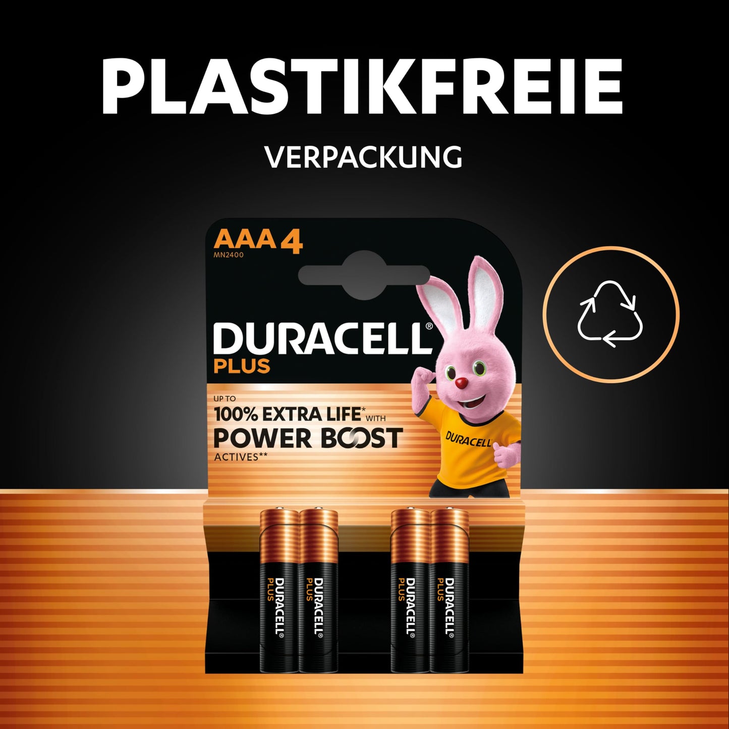 DURACELL Plus AAA Batteries (Pack of 30) - Alkaline Batteries 1.5V - 5020123