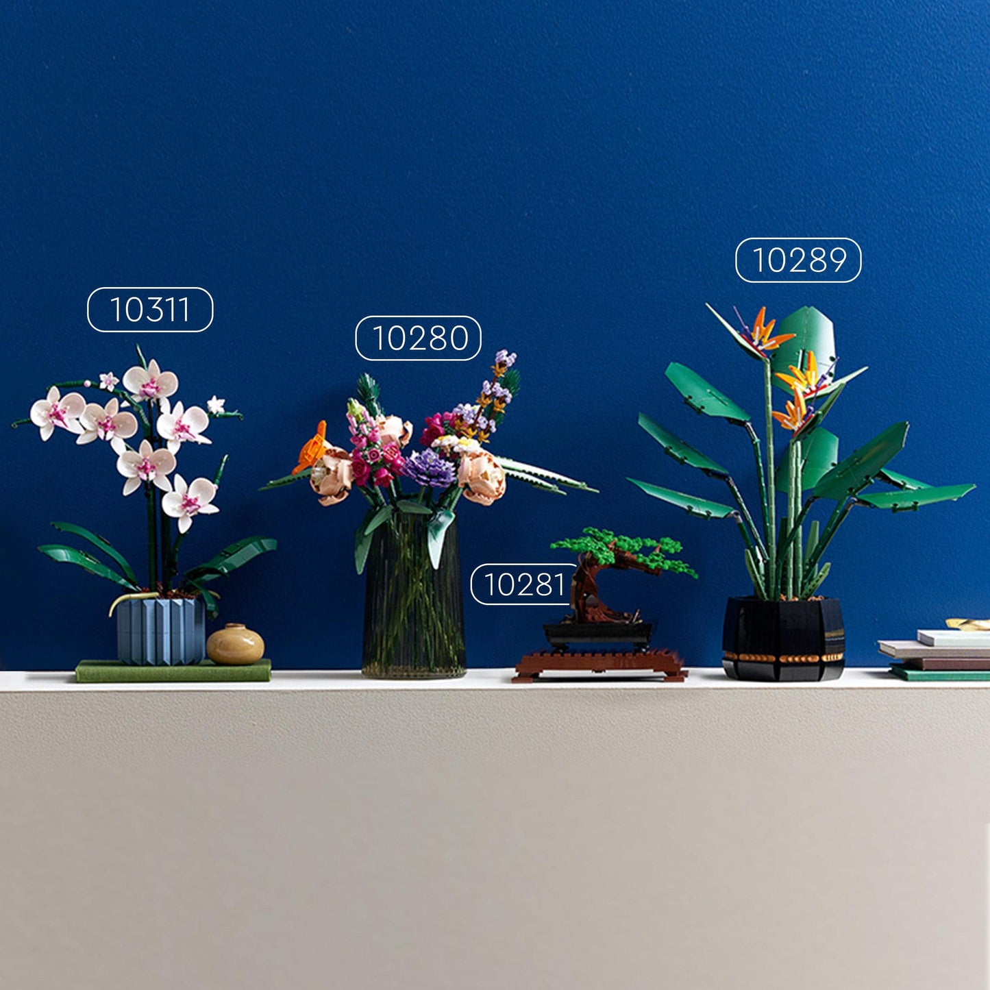 LEGO Botanicals Orchid - Artificial Plants Set with White and Pink Flowers - Model Kit for Adults - Home and Room Decoration - Botany Collection - Gifts for Women and Men 10311