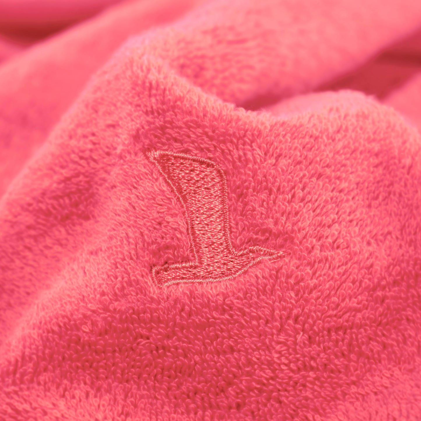Möve Superwuschel bath towel 100 x 160 cm made of 100% cotton, coral - 017258775