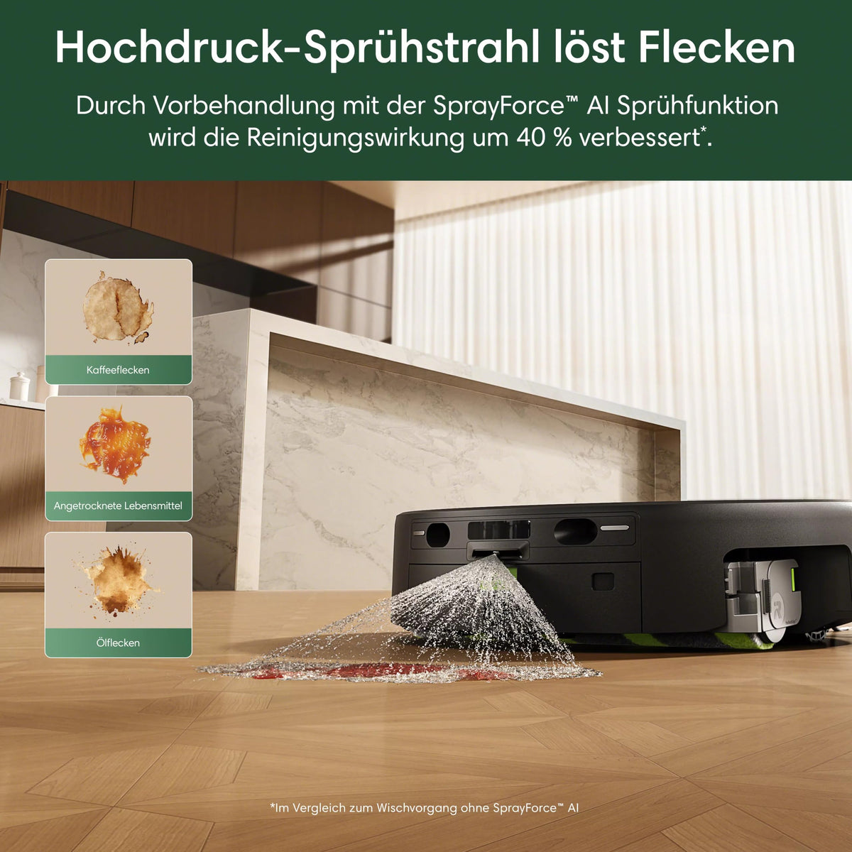 iRobot Roomba 676 Vacuum Robot, Laser+AI, 30,000 Pa, 80 °C Mop Wash - V186040