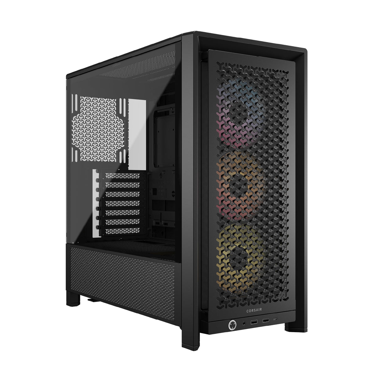 CORSAIR Frame 4000D RS ARGB Carcasa Mid-Tower ATX pentru PC – Negru - CC-9011296-WW