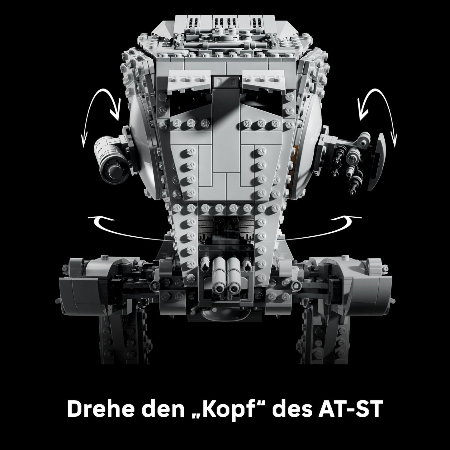 LEGO Star Wars AT-ST Battle Runner - Building Set for Adults - UCS Display Model with Minifigure & Information Board - Collectible & Gift for Fans - 75417