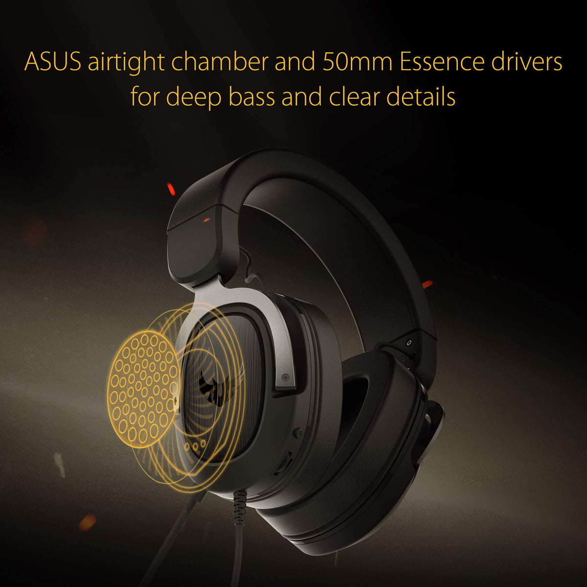 ASUS TUF Gaming H3 Headset | black/Gun Metal - 90YH028G-B1UA00