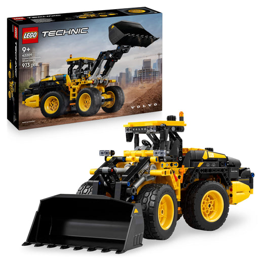 LEGO Technic Volvo L120 Electric Wheel Loader - Jucărie vehicul de construcție cu direcție articulată și cupă mobilă - Cadou de ziua de naștere pentru băieți cu vârsta de 9+ ani - 42209