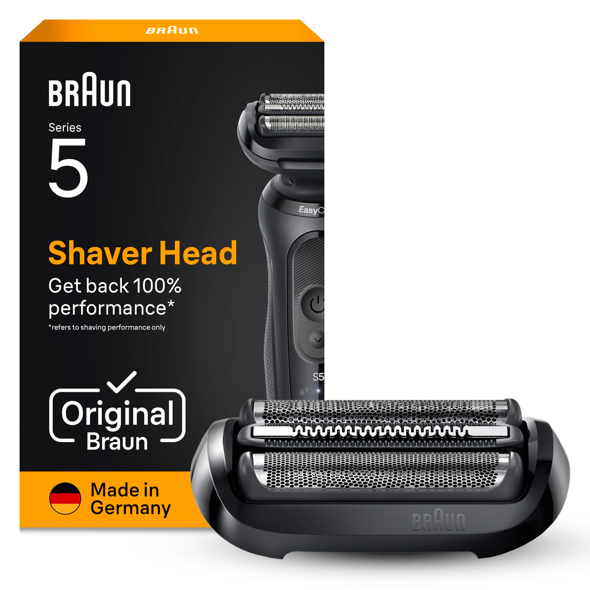 Braun Electric Shaver Cutting Head Series 5, 54B, Black - 53B