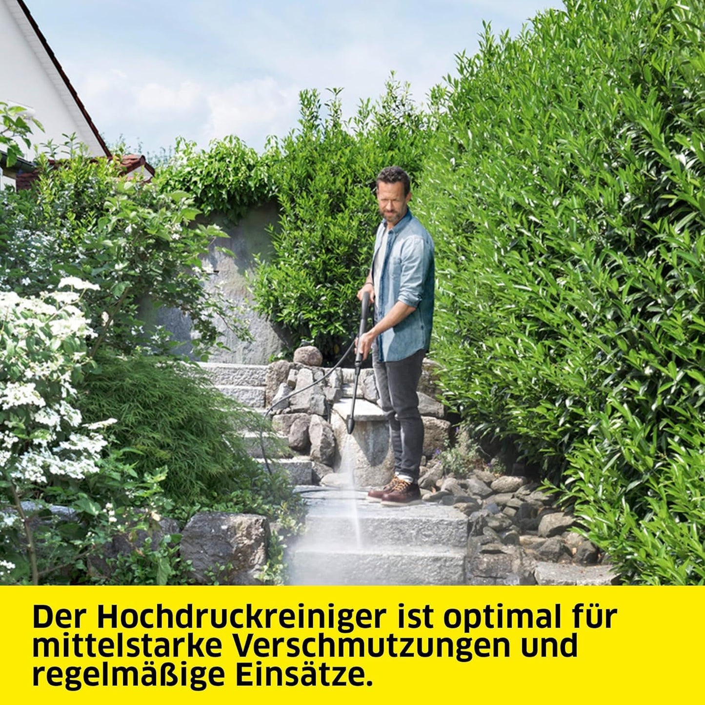 Kärcher high-pressure cleaner K 5 Classic Car & Home, pressure: max. 145 bar, delivery rate: 500 l/h, area: 40 m²/h, water filter, weight: 5.6 kg, high-pressure gun, dirt blaster, VPS, car & home kit - 1.950-706.0