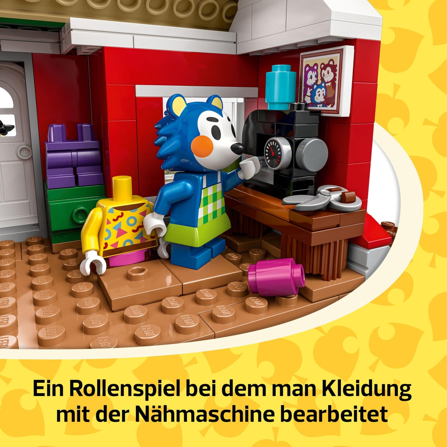LEGO Animal Crossing The Tailor Sisters' Shop, building set for creative role play, gift for girls, boys and video game fans aged 6 and over, adventure playset 77055