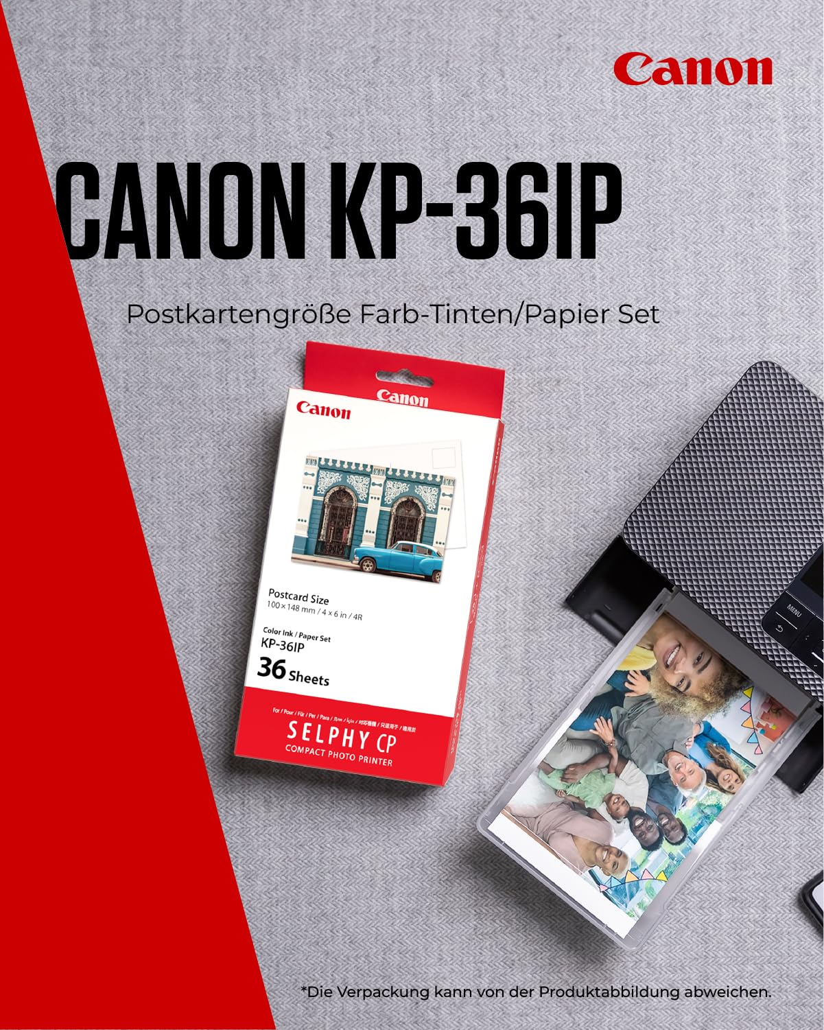 Canon KP-36IP Ink and Paper Set 10x15cm (7737A001AB)