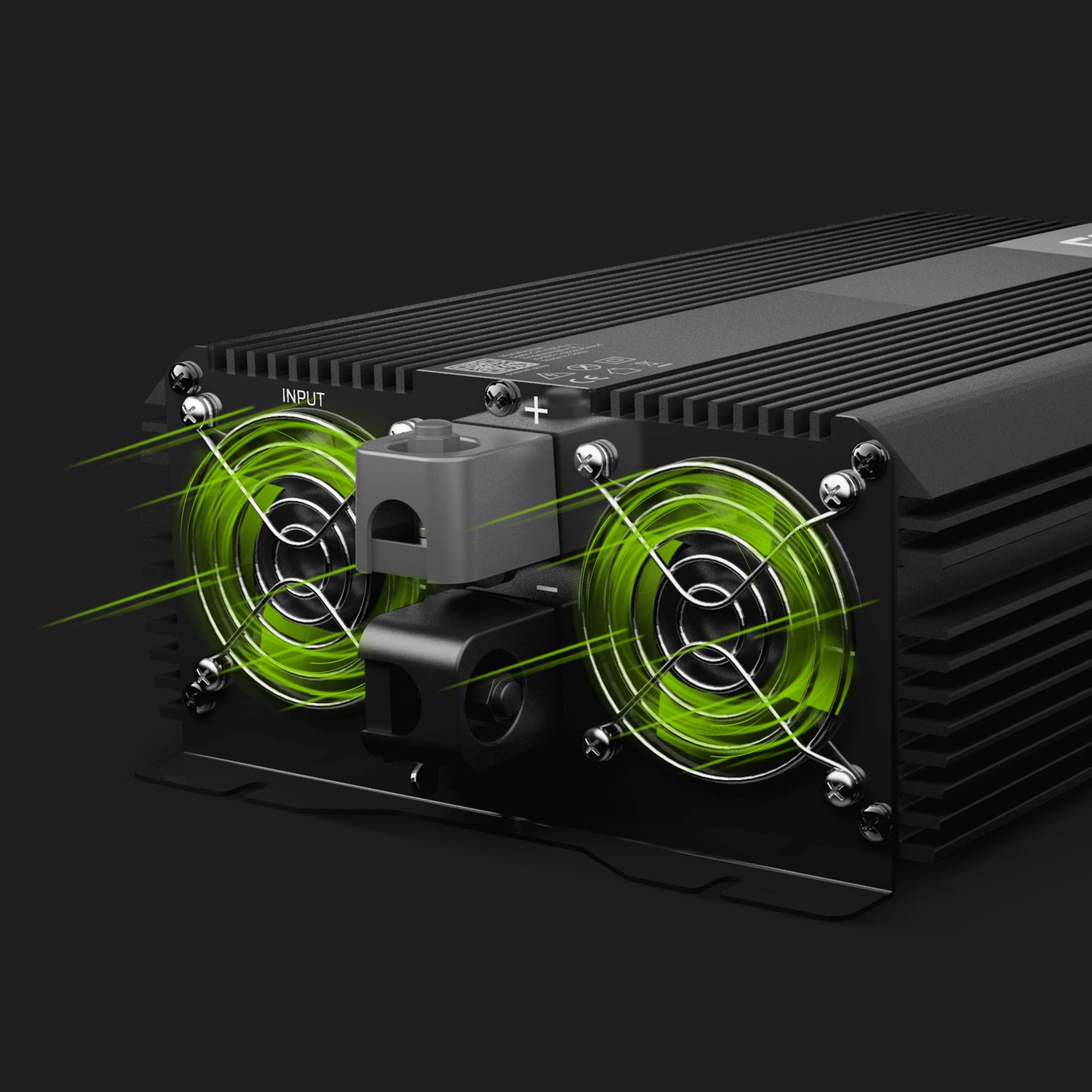 Green Cell PRO 3000W/6000W 12V to 230V Volt Car Voltage Converter Inverter Power Solar Inverter DC AC Converter Current Converter Vehicles Caravan Car Modified Sine Wave - INVGC12