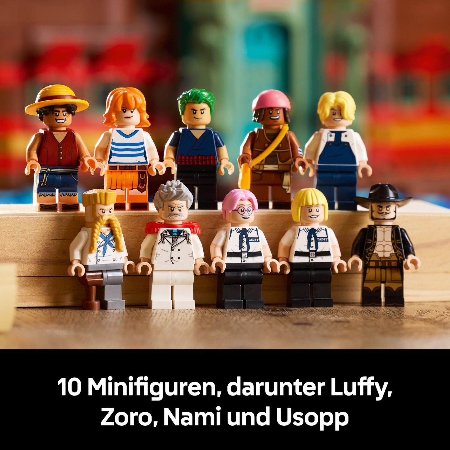 LEGO ONE PIECE - Baratié, the floating restaurant - building set for adults - model building with detailed interior and 10 minifigures including Luffy, Nami & Sanji - anime gift for fans - 75640