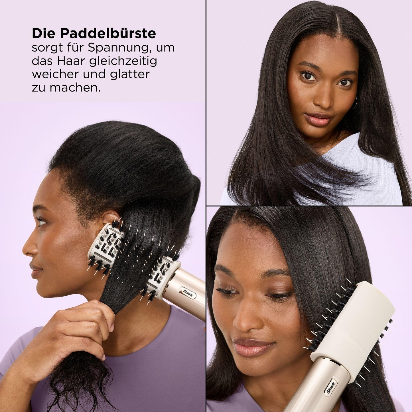 Shark FlexStyle 5-in-1 Air Styler & Hair Dryer, 1400W, Auto Wrap Curl Attachment, Paddle Brush, Oval Brush, Concentrator, Diffuser, Storage Case, No Heat Damage, Champagne HD446SLEU