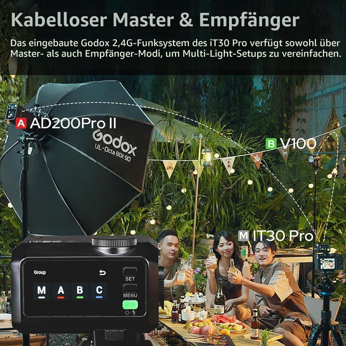GODOX IT30PRO F camera flash, IT30 PRO F mini flash units, TTL HSS 1/8000s - IT30PROF