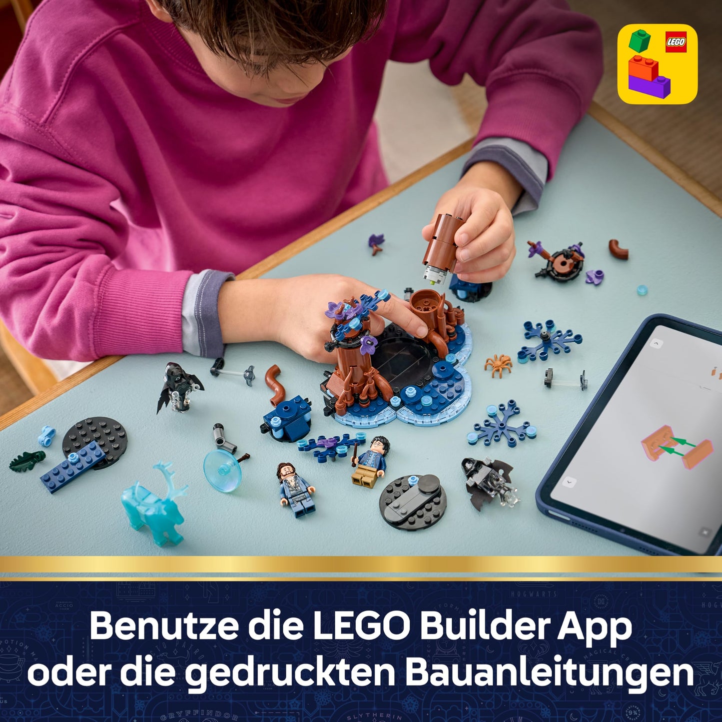 LEGO Harry Potter Forbidden Forest: Expecto Patronum toy - model with 2 dementors, deer and 2 minifigures including Sirius Black - gift for girls, boys and fans aged 7 and over - 76475