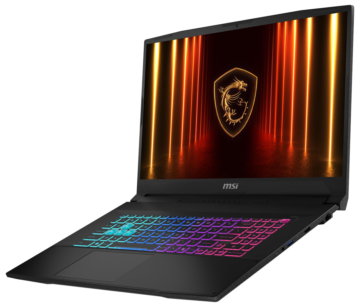 MSI Katana 17 HX, Gaming Laptop, 17.3 inch Full HD, Intel Core i7 14650HX, NVIDIA GeForce RTX 5070, 16 GB DDR5, 1 TB SSD, Windows 11 Home, QWERTZ Keyboard, Black, B14WGK-060 - 0017L7-060