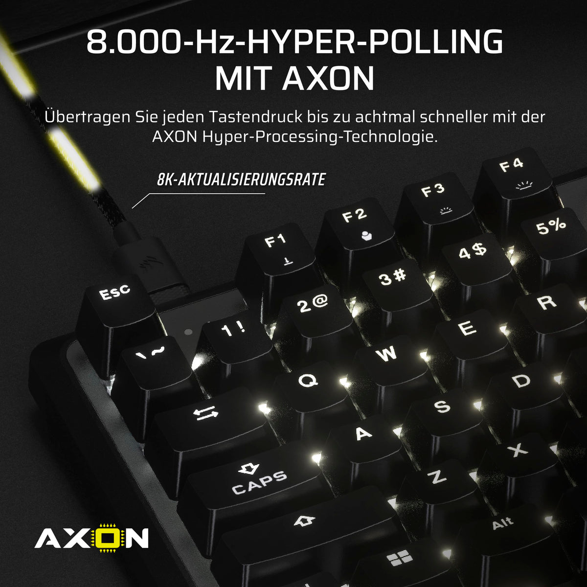 Corsair K70 PRO TKL RGB wired mechanical gaming keyboard - CH-911911G-DE