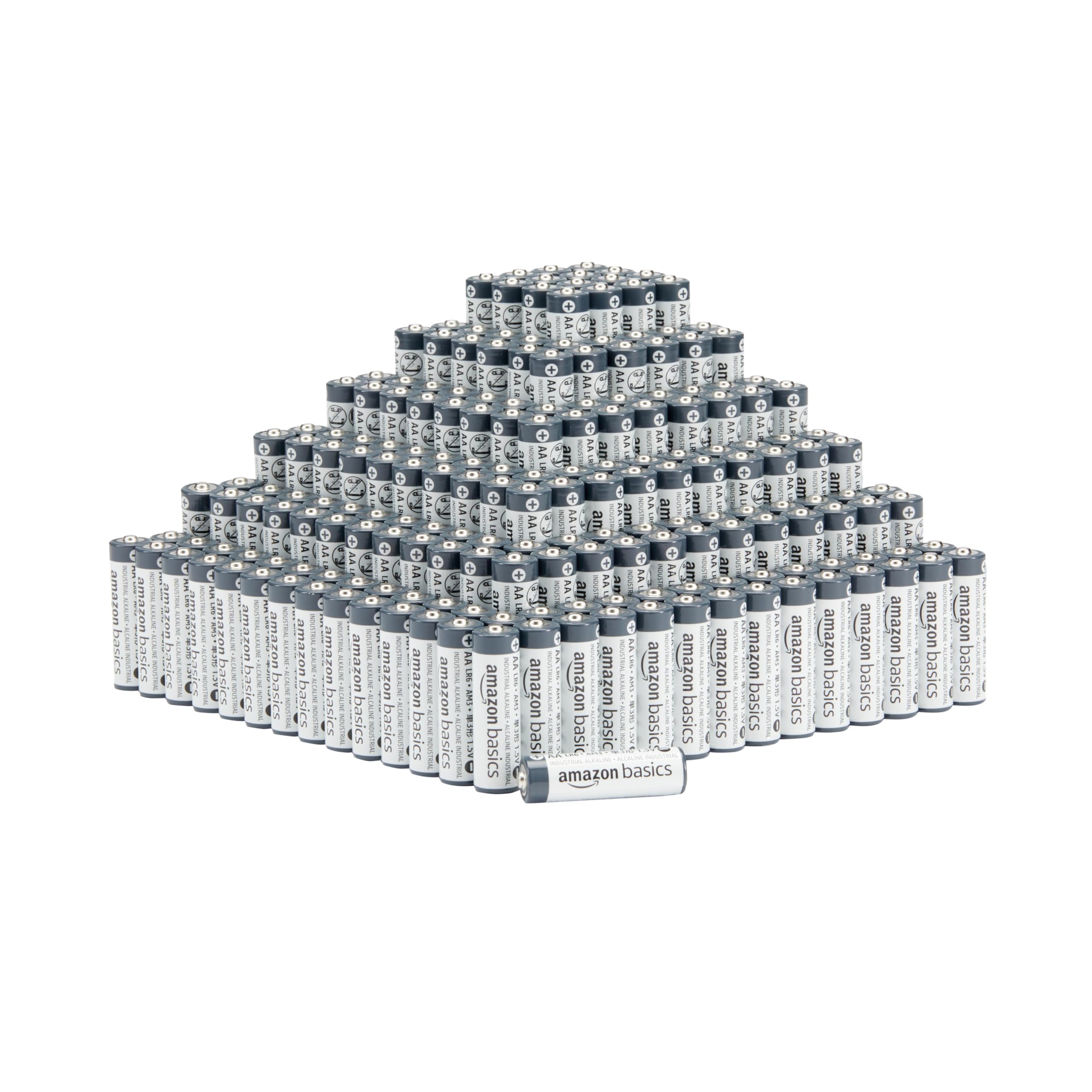 Amazon Basics AA Alkaline Batteries 1.5V 5 Year Shelf Life Pack of 300 - AA-300PK