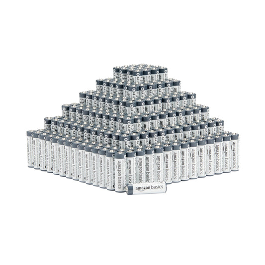 Amazon Basics AA Alkaline Batteries 1.5V 5 Year Shelf Life Pack of 300 - AA-300PK