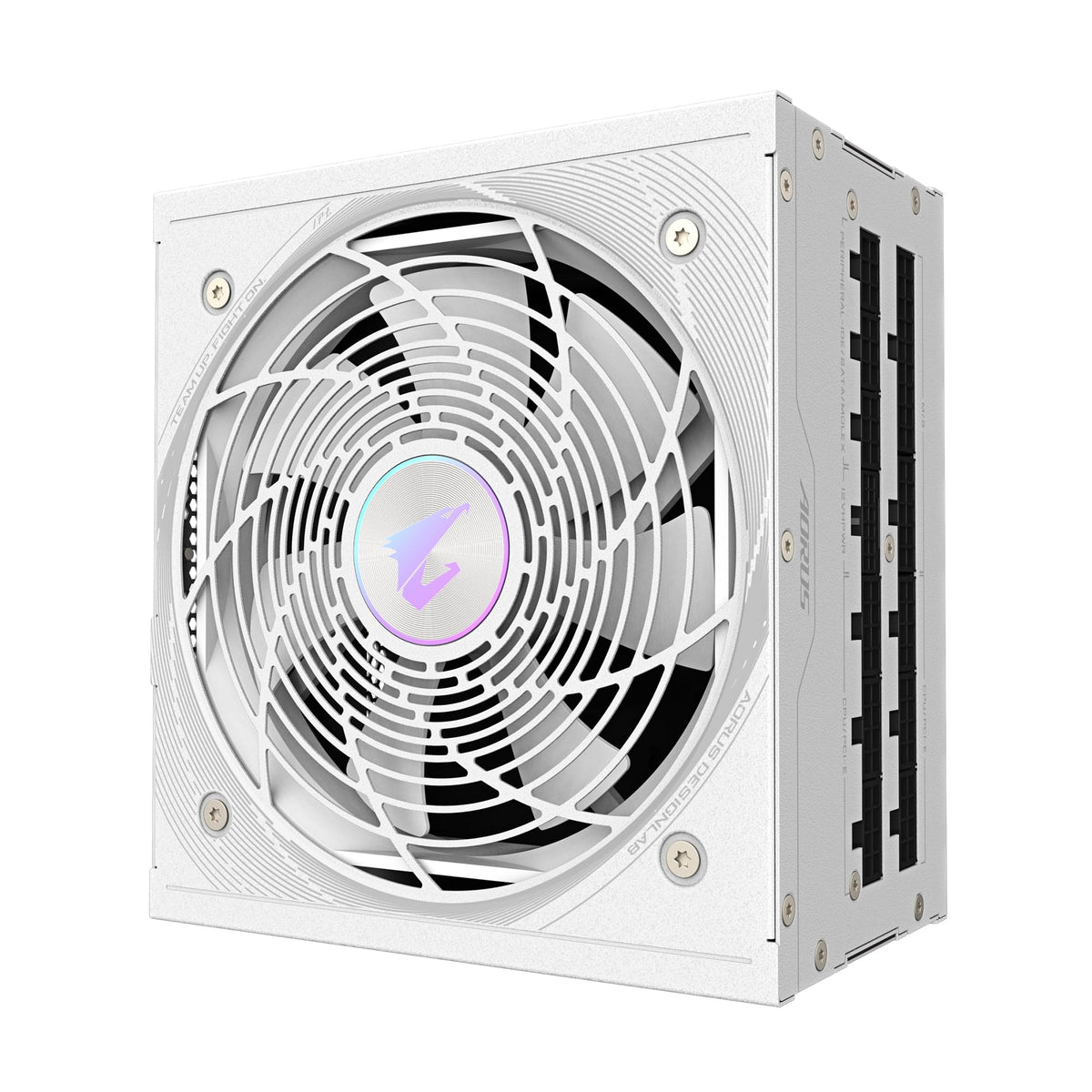 GIGABYTE AORUS Elite P1000W Ice Sursă de alimentare - PCIe 5.0, 80 Plus Platinum, design complet modular, ventilator de 120mm, compatibil cu ATX 3.0, priză EU - GP-AE1000PM
