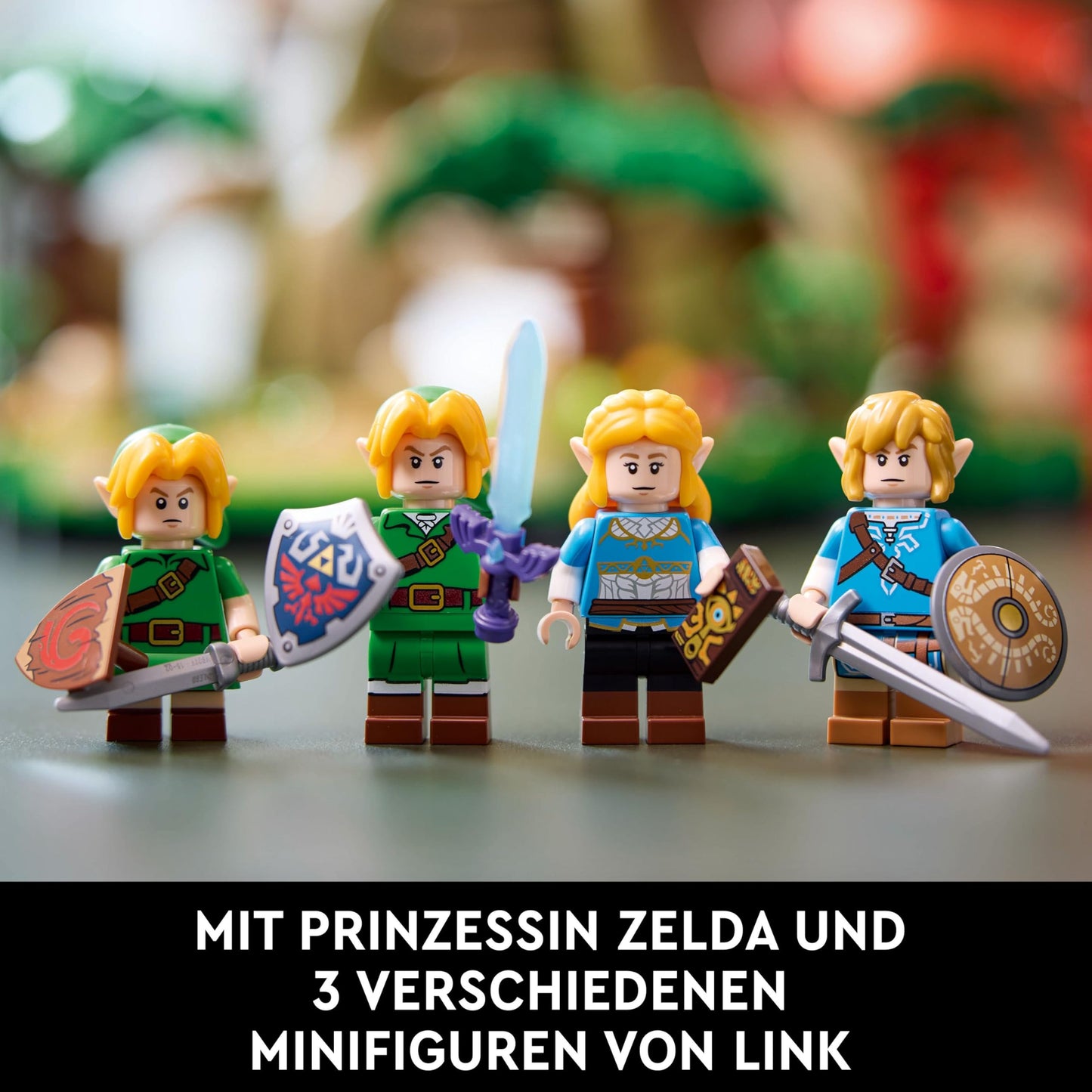 LEGO The Legend of Zelda Deku Tree 2-in-1 - collector's item to display with Princess Zelda & 3 Link minifigures - building set for adults & gift idea for video game fans - 77092