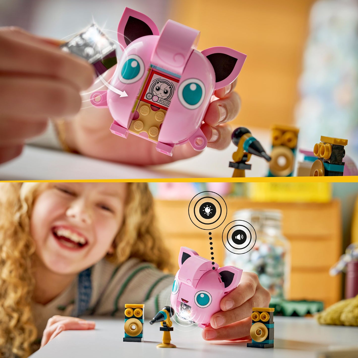 LEGO Pokémon SMART Play: Jigglypuff Concert - compatible interactive building and play set with SMART tag and Pokémon figure - gift idea for children aged 7 and up - 72159