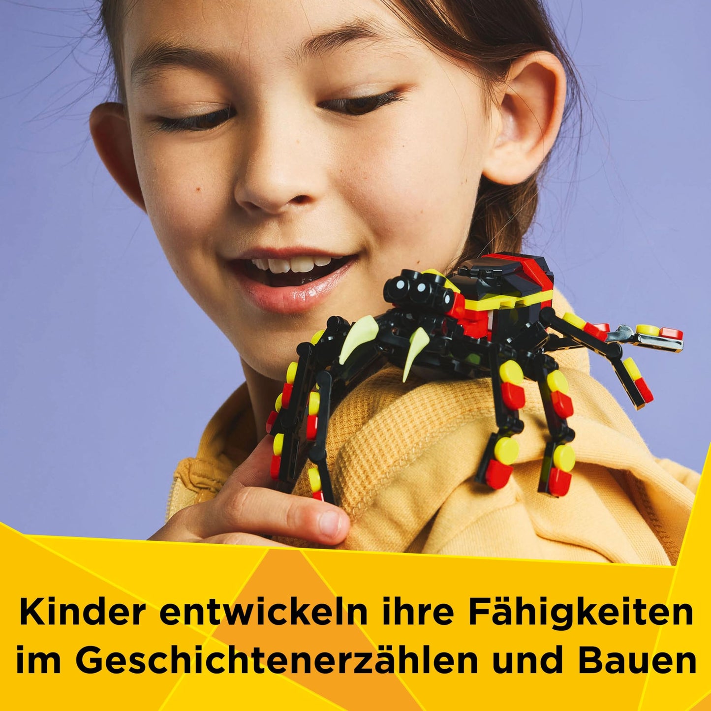 LEGO Creator 3in1 Wild Animals: Surprise Spider - Toy to convert into a scorpion figure or snake - Building set with 3 models - Gift for boys and girls aged 7 and up 31159