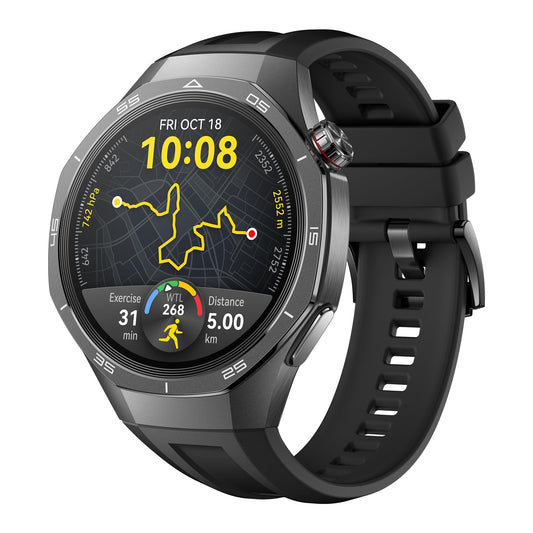 HUAWEI Watch GT 5 Pro Smartwatch, GPS, Health Watch with ECG, Sports Data Analysis for Runners & Cyclists, Up to 14 Days Battery Life, Bluetooth Calls, for iOS & Android, 46mm, Black