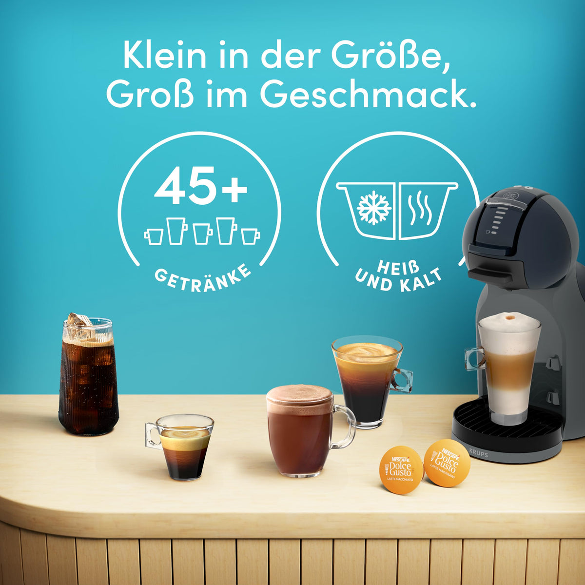 KRUPS NESCAFÉ DOLCE GUSTO Mini Me 2 Automatic Capsule Machine - KP143BF0.26