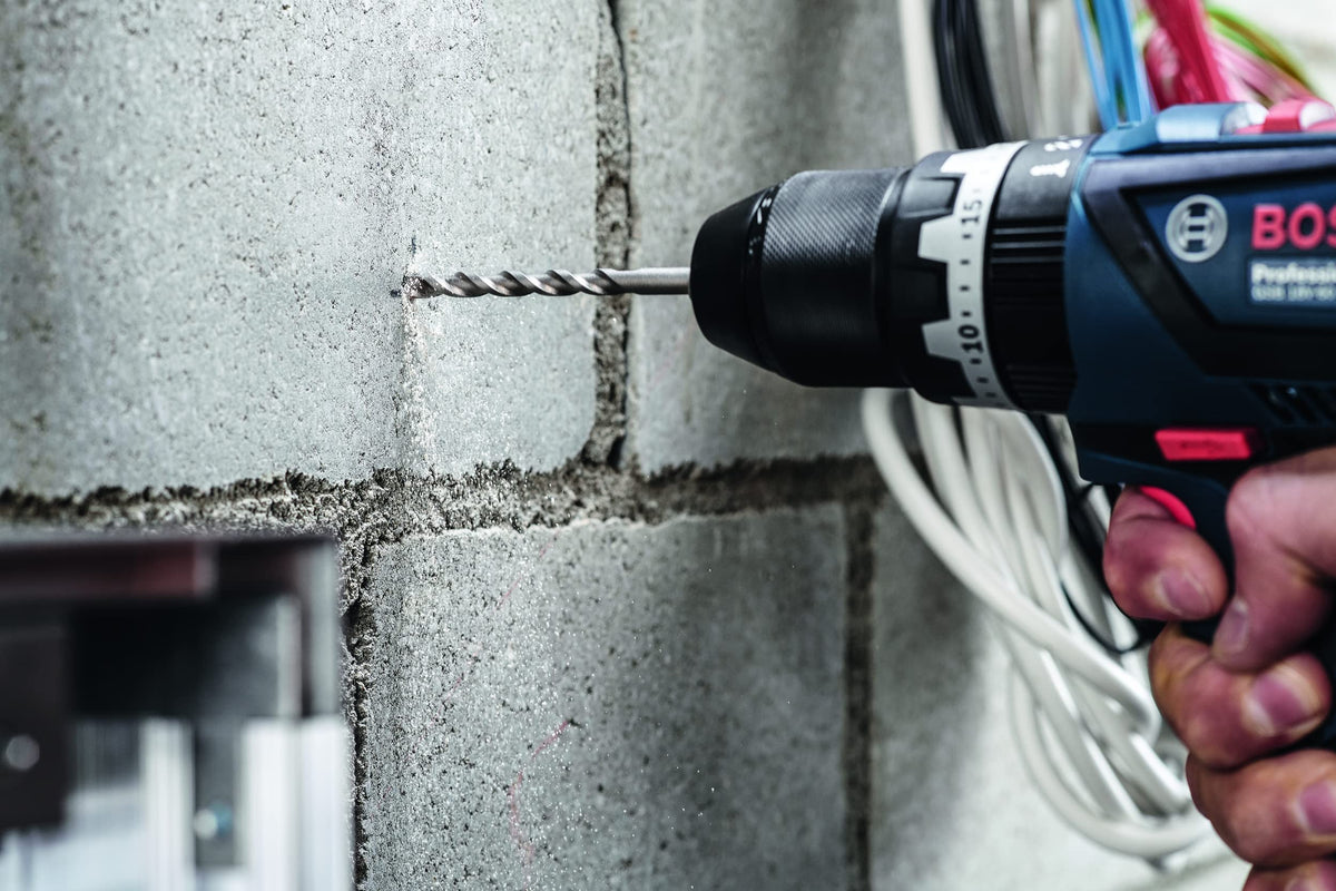 Set de accesorii Bosch Professional 35tlg. CYL-3 pentru beton, cu burghie și biți extra duri (biți cu cruce, Pozidriv, Hex, TH, S-Bit, accesorii pentru burghiu și șurubelniță) - 2607017326