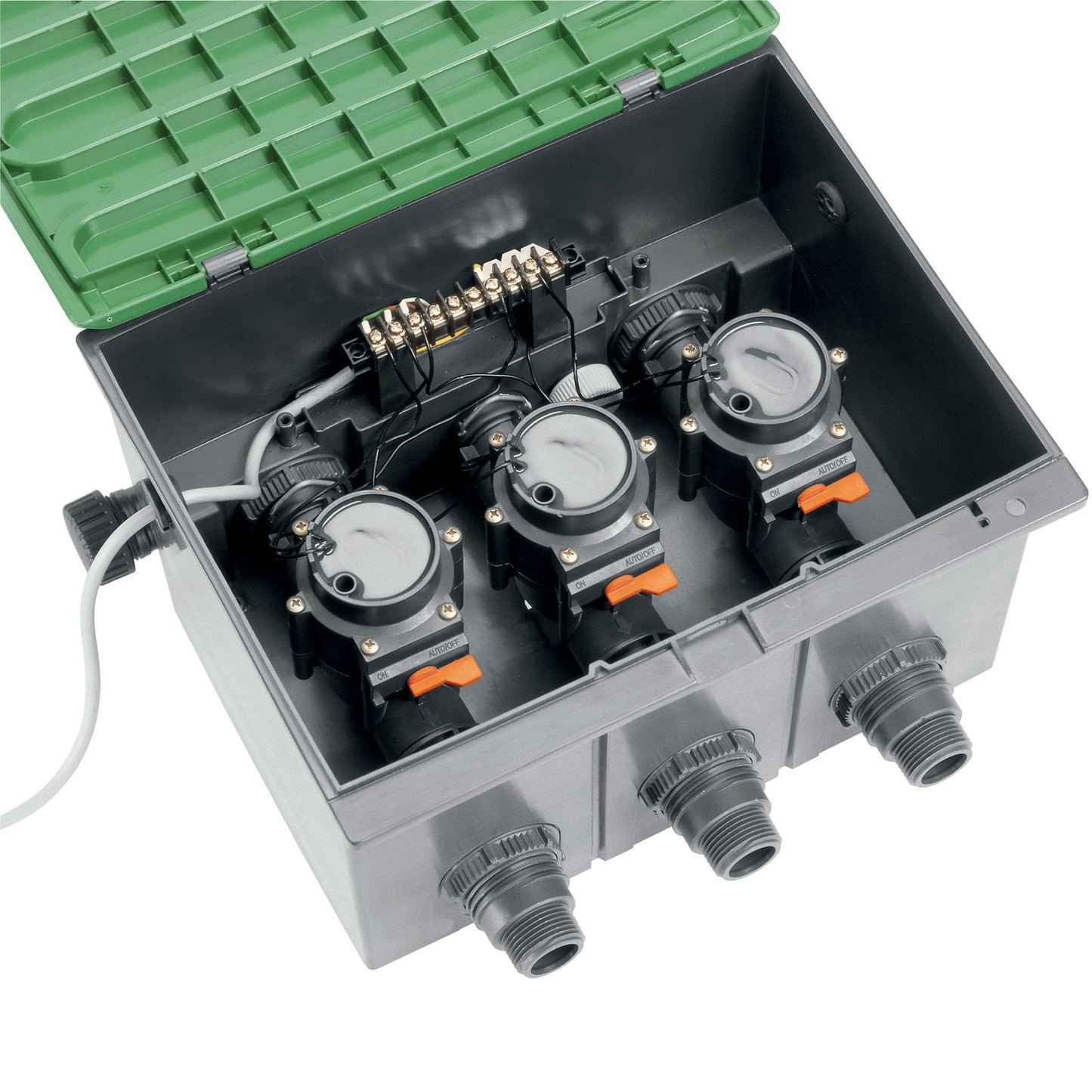 Gardena Irrigation Valve 24V: Automatic Irrigation Control, Self-Cleaning Fine Filter, Manual Open/Close Valve (1278-20) - 1278-U