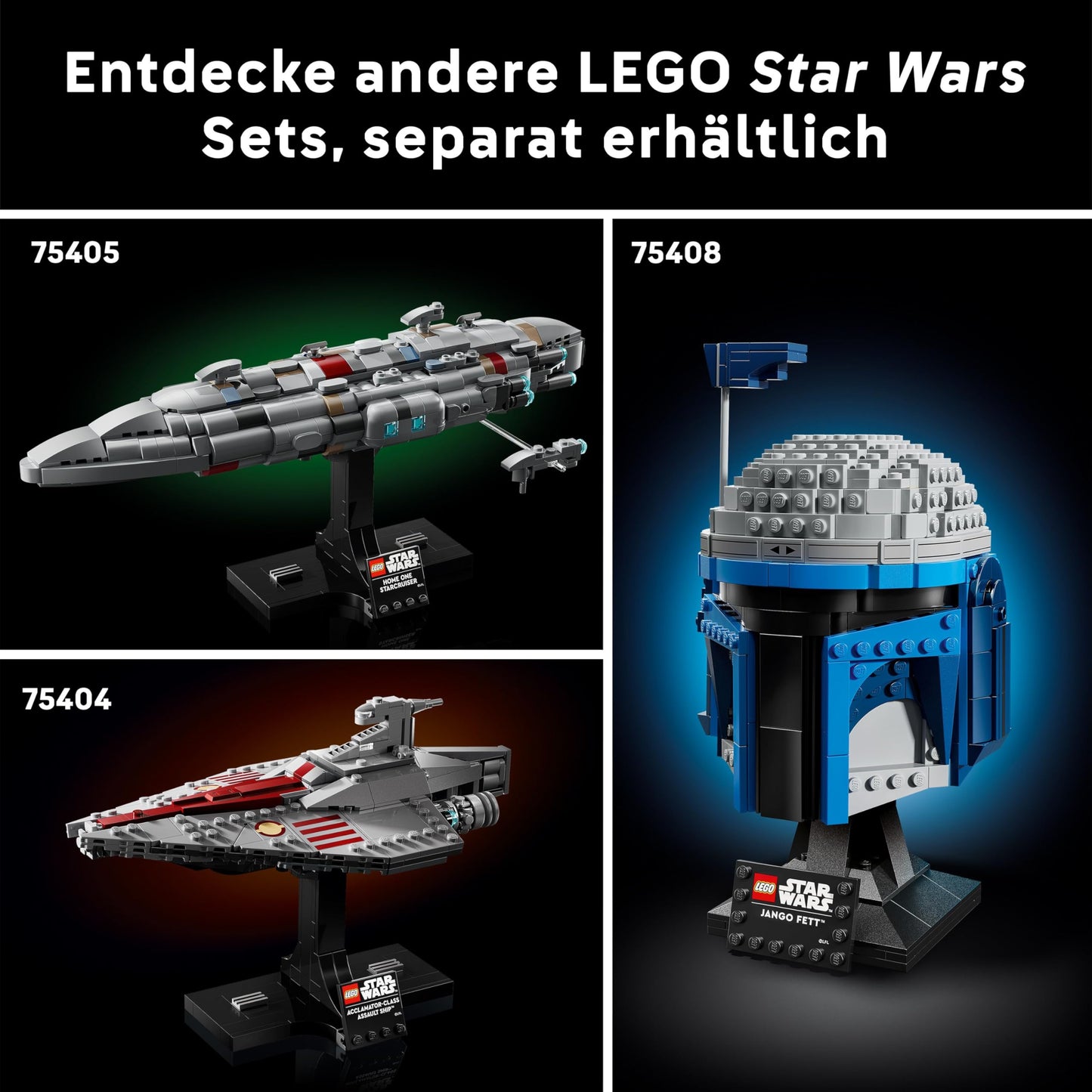 LEGO Star Wars 75407 Star Wars Logo Bricks - Collectible Building Set for Adults - Pop Culture Model - Office Display - Gift Idea for Adults and Teens Fans