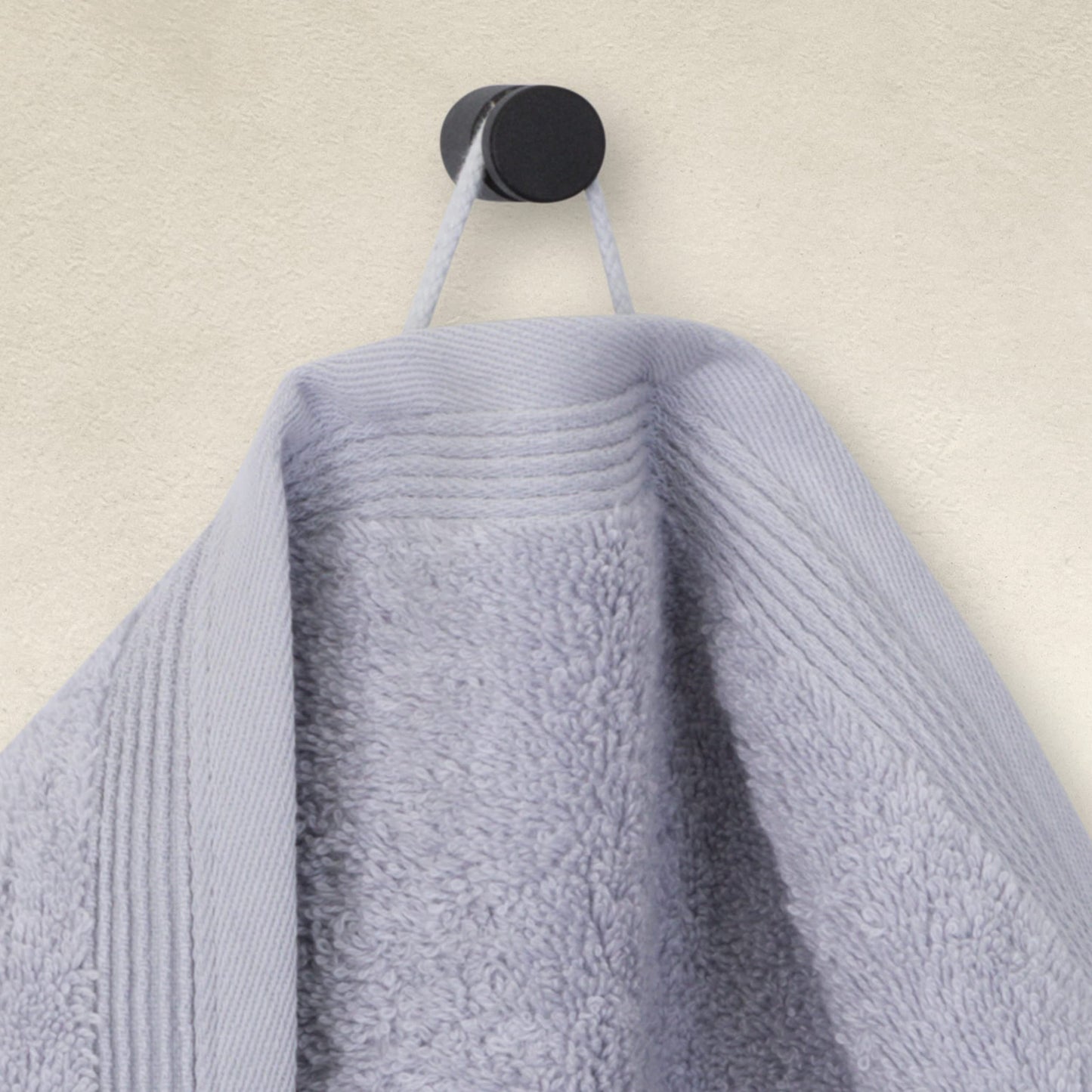 Möve Superwuschel shower towel 80 x 150 cm made of 100% cotton, silver - 017258775/080150/829