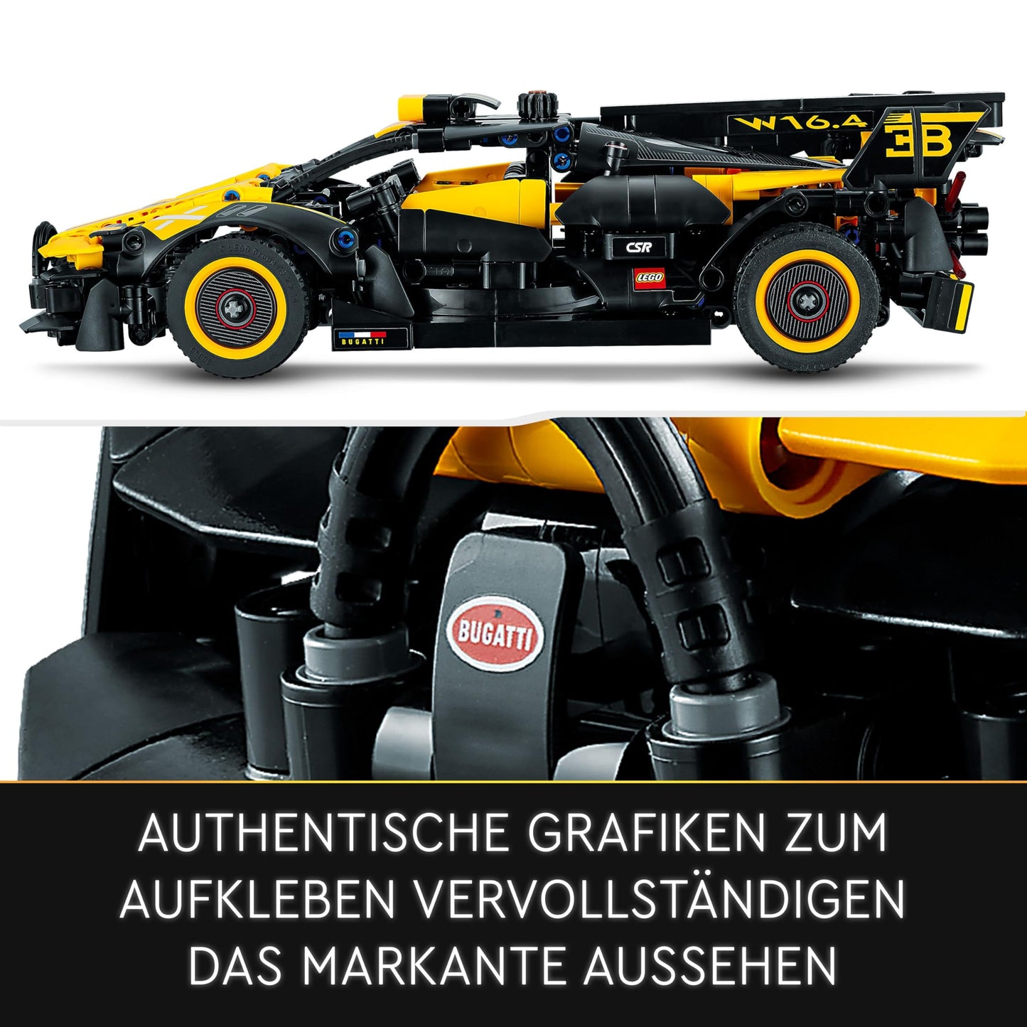 LEGO Technic Bugatti Bolide, car model kit, sports car toy, iconic car set to collect, building toy for ages 9 and up 42151