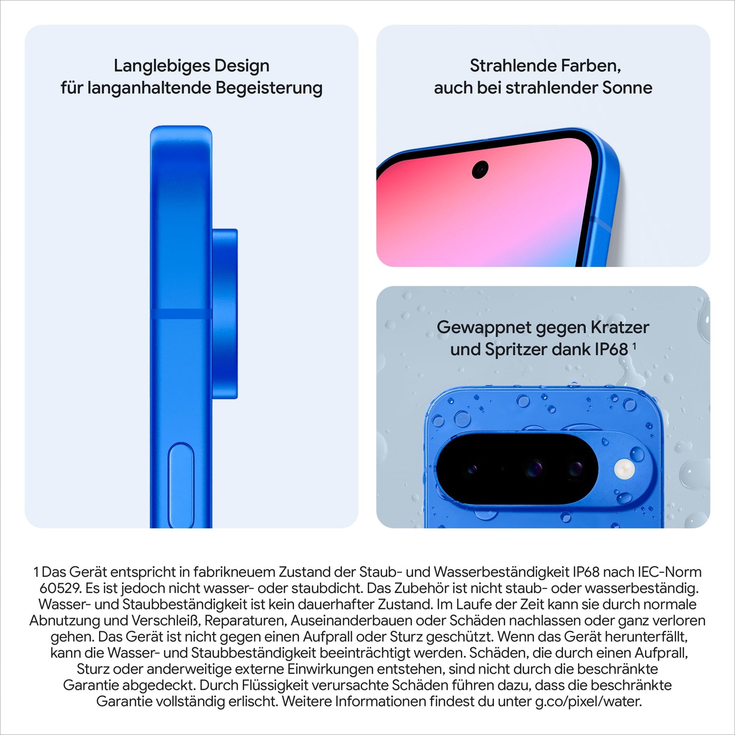Google Pixel 10 - Android smartphone without SIM lock, with Gemini, innovative triple rear camera, more than 24 hours of battery life and 6.3 inch Actua display - Obsidian, 128GB + Buds Pro 2 - GA09744-AN