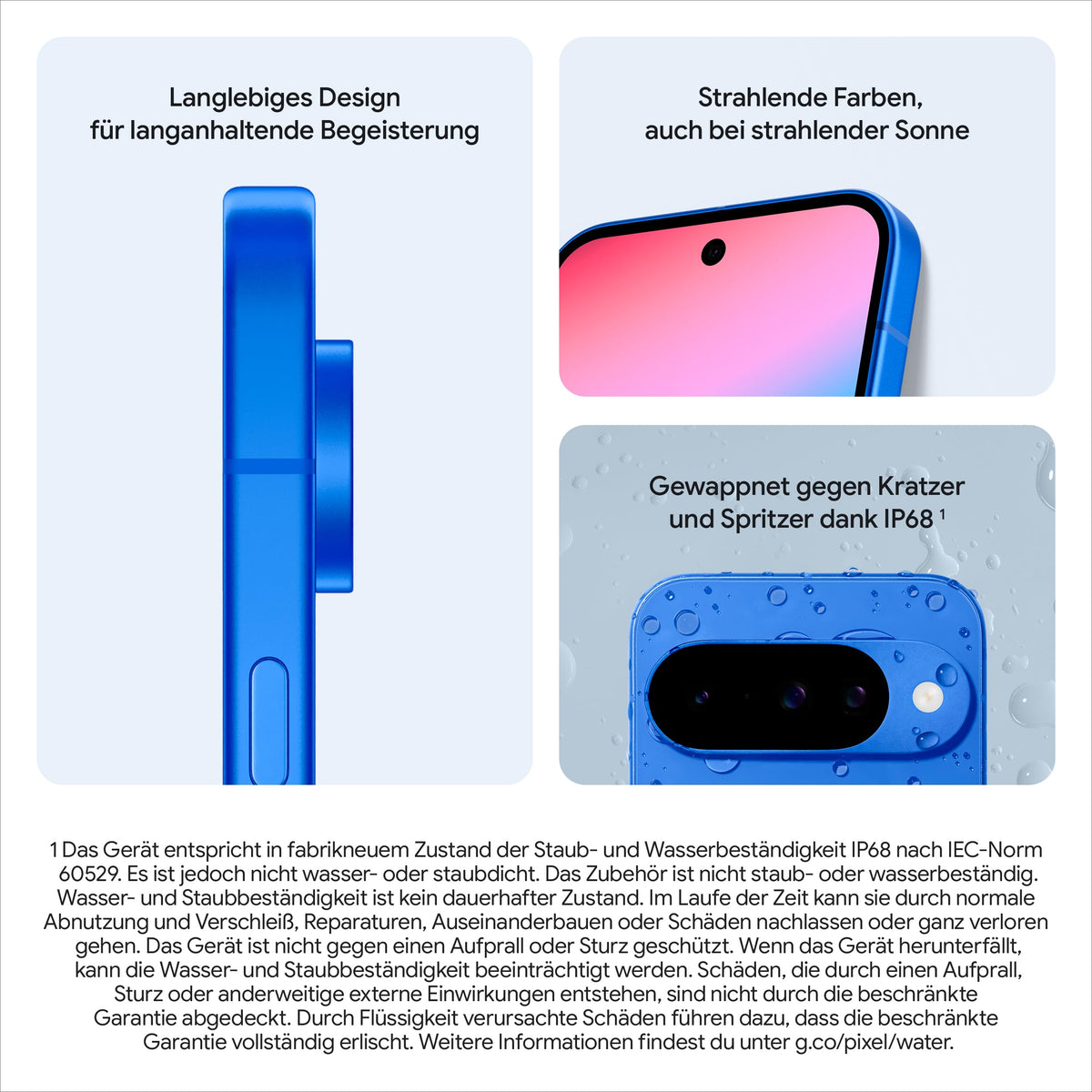 Google Pixel 10 – Android smartphone without SIM lock, featuring Gemini, an innovative triple rear camera, over 24 hours of battery life, and a 6.3-inch Actua display – Obsidian, 128GB - GA09744-AN