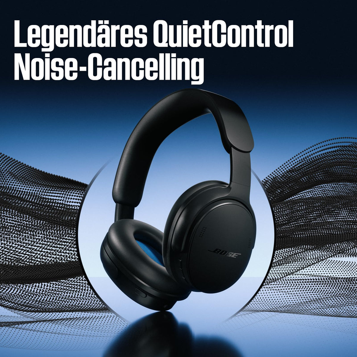 Bose QuietComfort Headphones (2nd Gen.) – Wireless over-ear headphones, active noise-cancelling, microphone, 360-degree sound, USB-C charging, lossless audio, up to 24 hours playback, Eucalyptus Green - 895491-0300