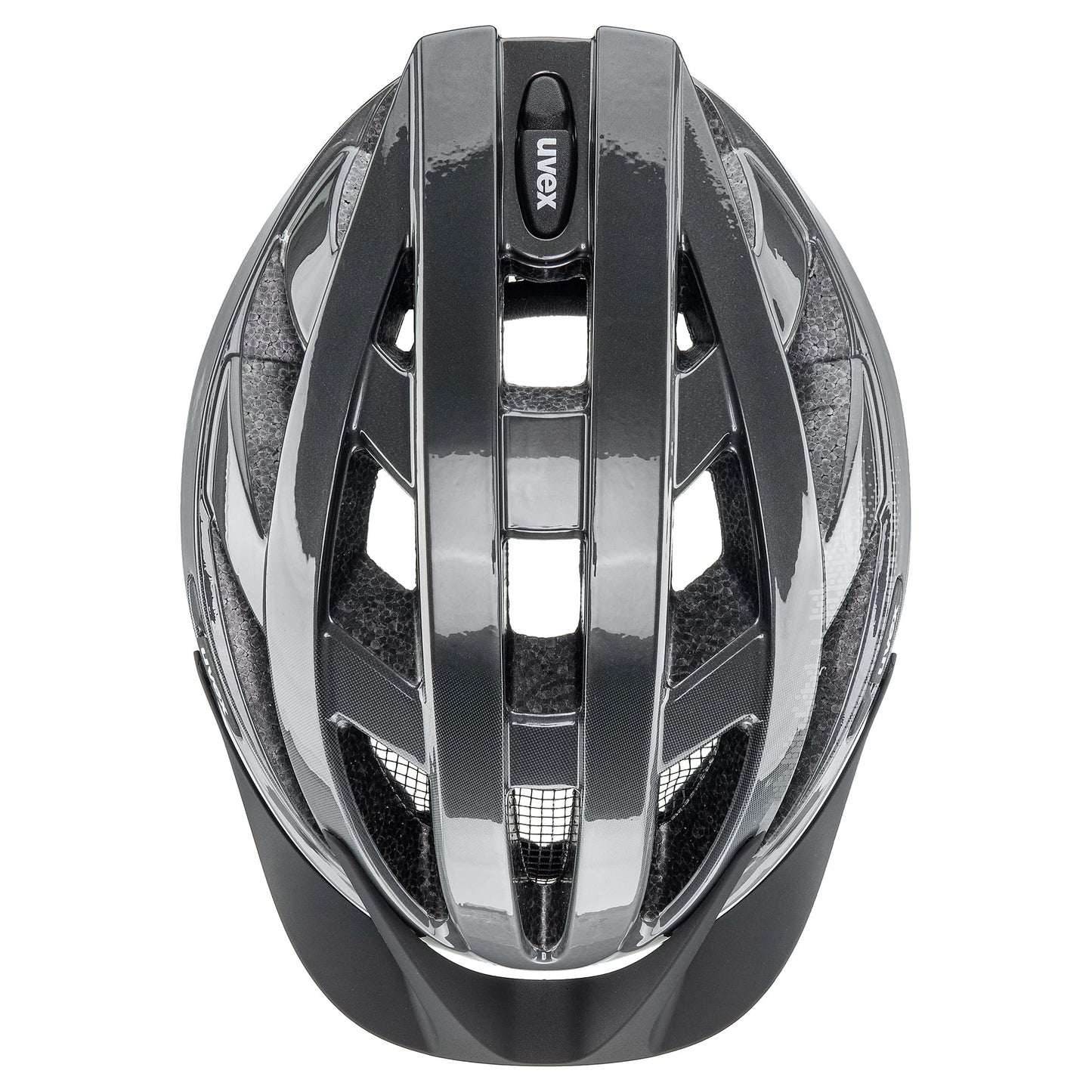 uvex air Wing - Lightweight bicycle helmet for men and women - individual size adjustment - grey-black - 56-60 cm - S413426