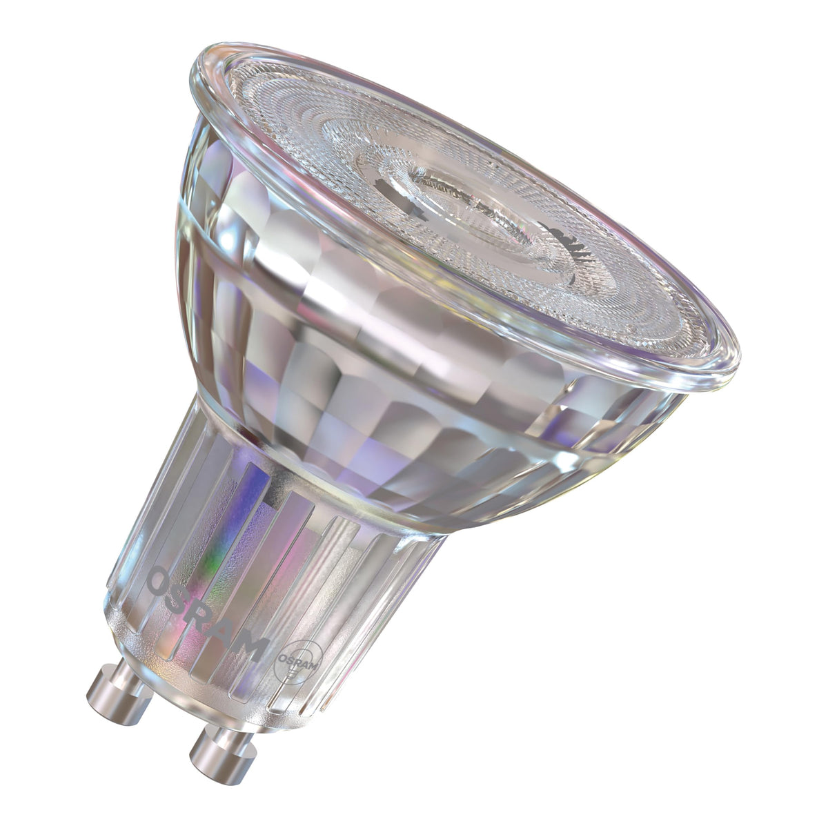 Osram LED Spot Star PAR16 reflector, 2700 K warm white, 3.7 W, GU10, 36°, 350 lm, clear, for spot lighting, accent lighting, showcases, 15,000 hours. - 4099854459603