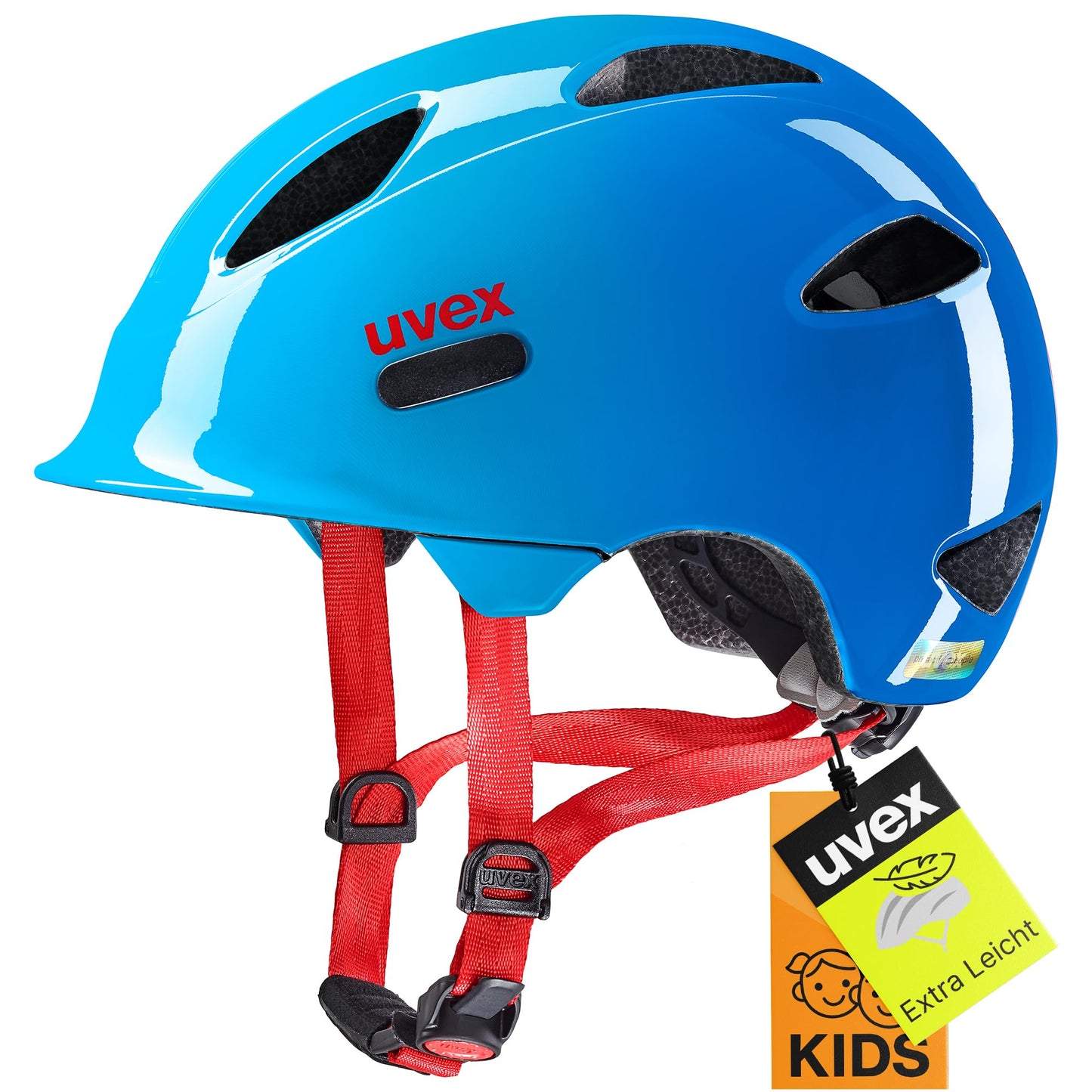 uvex OYO children's bicycle helmet, Ocean Blue, 50-54 cm - S4100490717