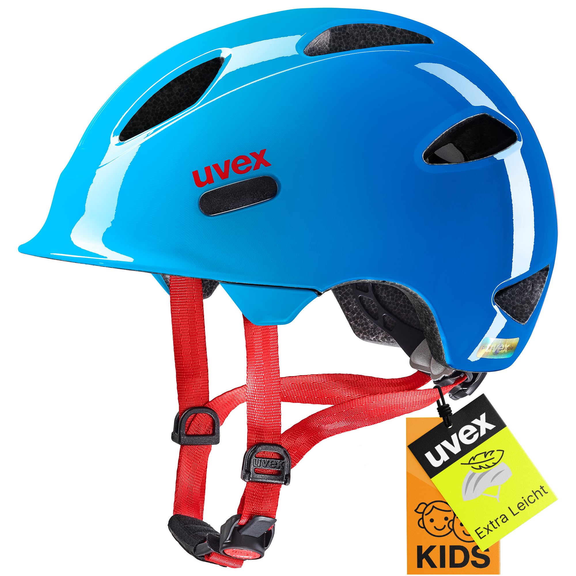 uvex OYO children's bicycle helmet, Ocean Blue, 50-54 cm - S4100490717