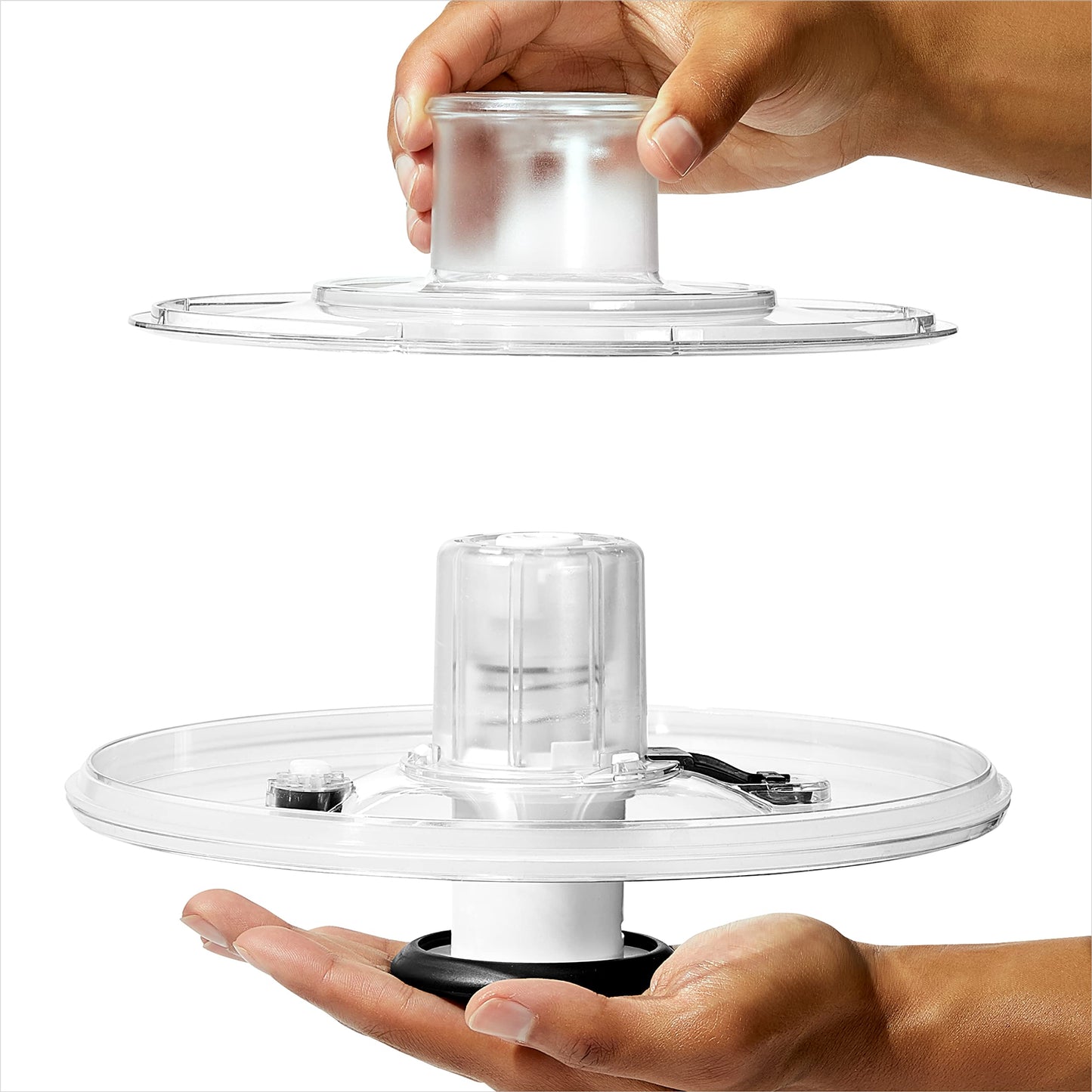 OXO Steel salad spinner made of stainless steel with lid - for washing and drying salad - 1071497