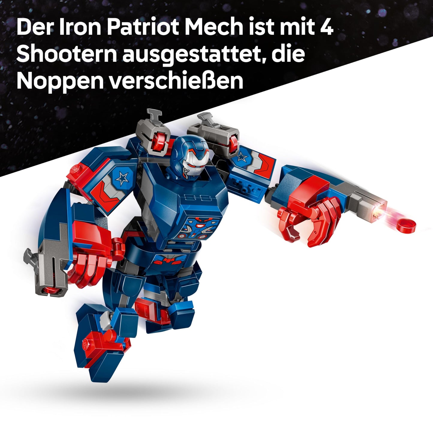 LEGO ǀ Marvel Avengers: Endgame Thor vs. Chitauri building set - superhero action with the Iron Patriot mech and 7 minifigures - gift for boys and girls aged 8 and up - 76322