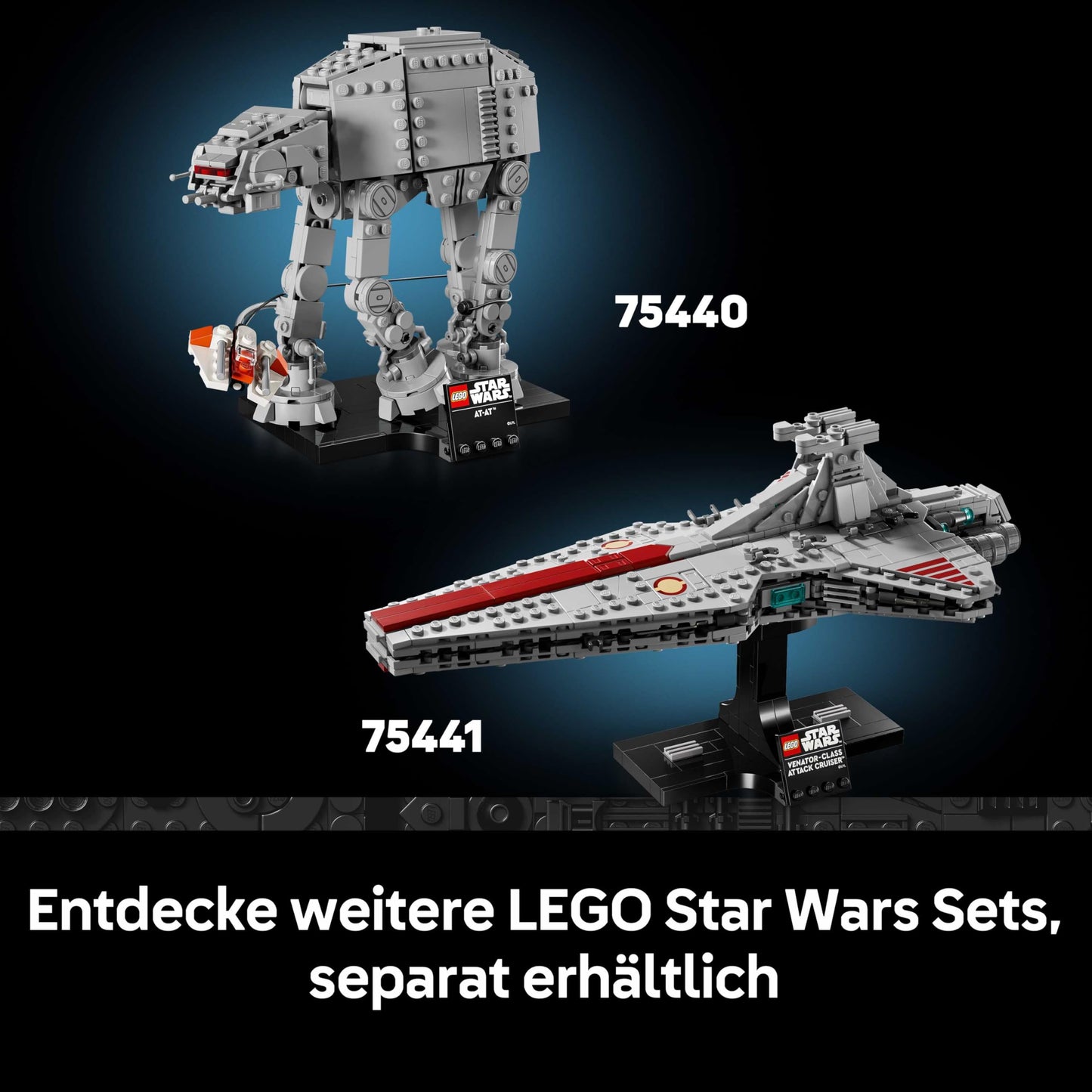 LEGO Star Wars 75441 Venator Class Attack Cruiser - Republic Warship Model Building Set for Adults - Living Room & Shelf Decoration - Gift for Revenge of the Sith Fans