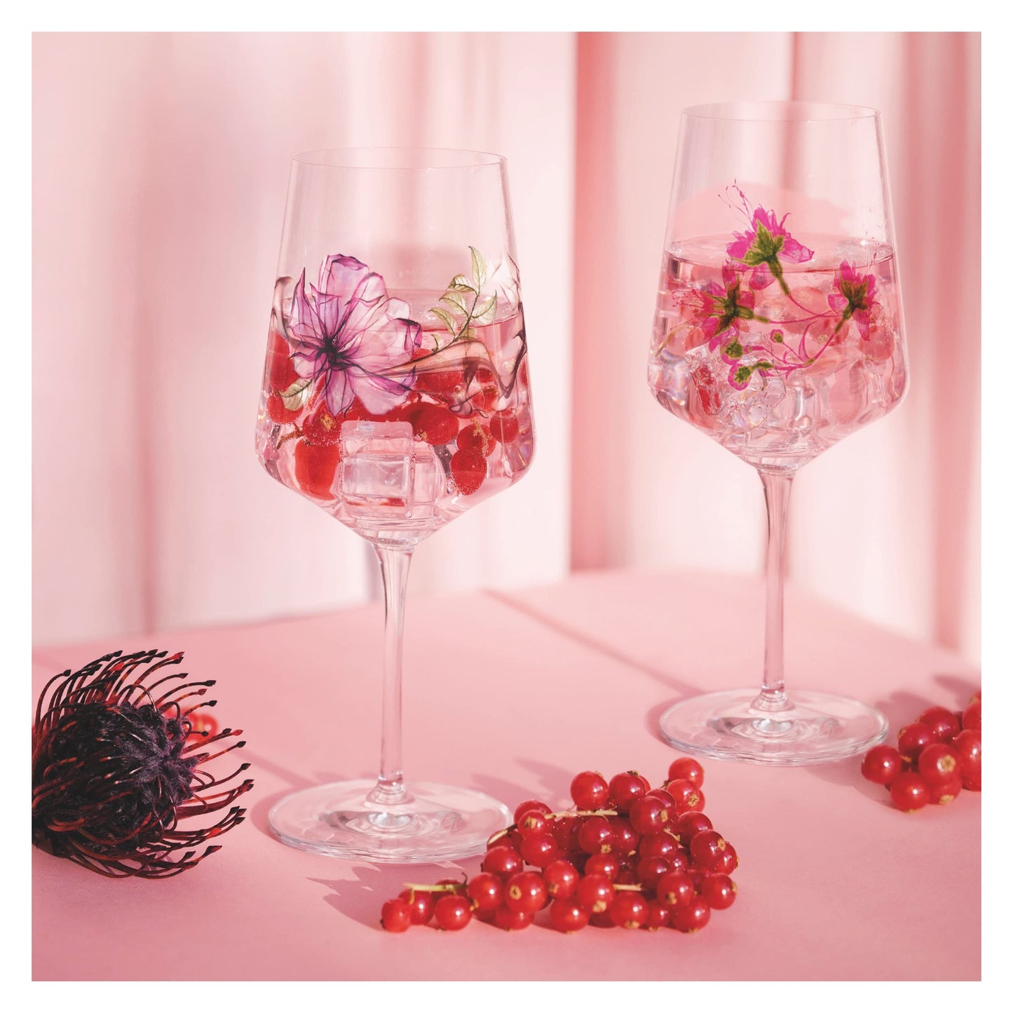 RITZENHOFF 3461004 aperitif glass 500 ml - set of 2 - series Sommersonett No. 4, 2 pieces, plant motif - Made in Germany