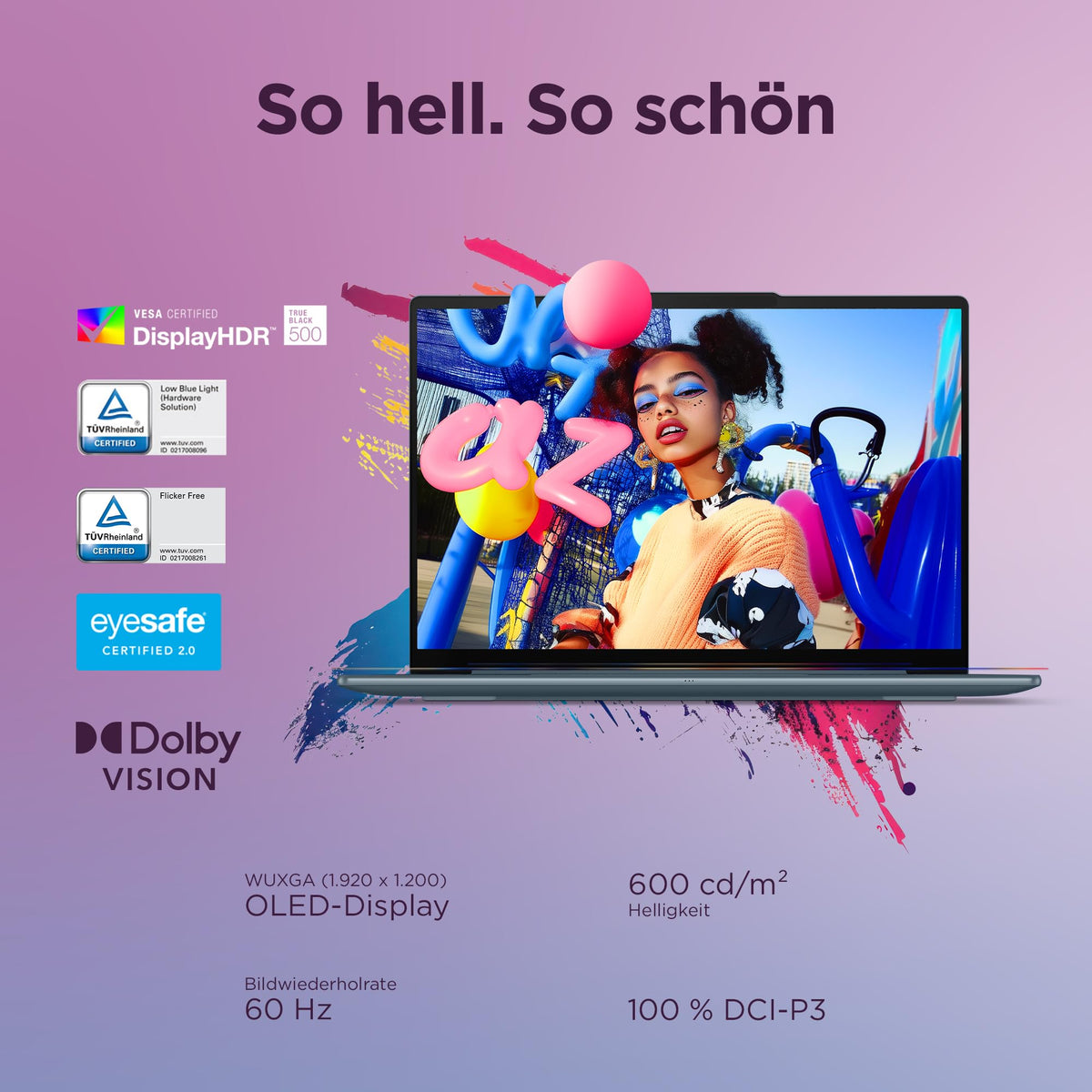 Lenovo Yoga Slim 7 | Laptop | Ryzen AI 5 | 16GB | 512GB - 83JY009LGE