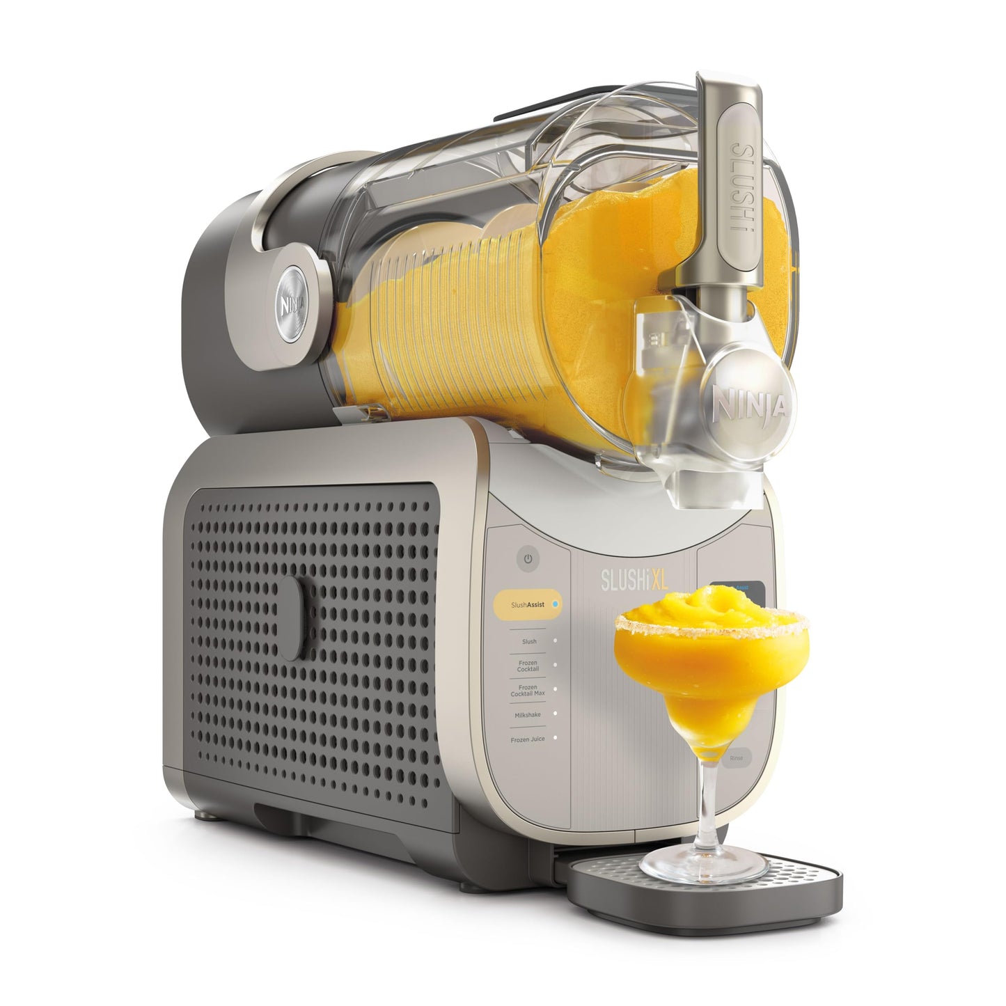 Ninja SLUSHi XL Slush Ice Cream Maker with SlushAssist Technology, Large Capacity of 3.7L (Max Capacity 2,840ml), for Slush, Frozen Cocktails and More, Mocha FS601EUBR