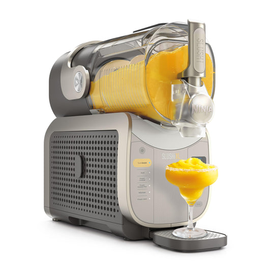 Ninja SLUSHi XL Slush Ice Cream Maker with SlushAssist Technology, Large Capacity of 3.7L (Max Capacity 2,840ml), for Slush, Frozen Cocktails and More, Mocha FS601EUBR