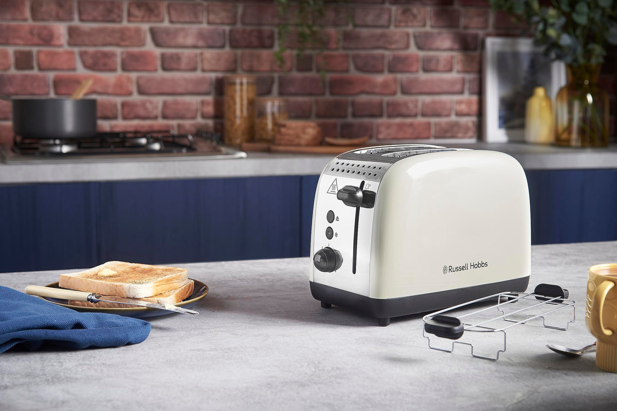 Russell Hobbs Toaster 2 Slices with Bun Warmer, 26551-56