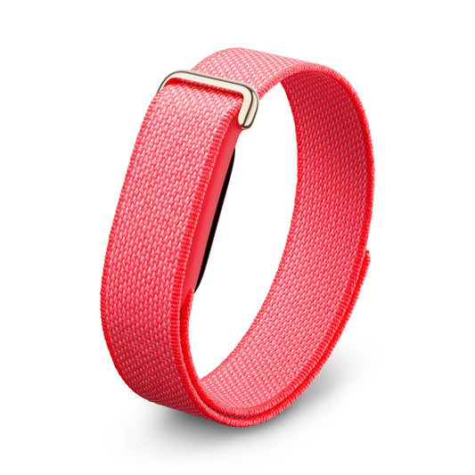 Google Fitbit Air - activity tracker without display with fitness tracking, heart rate measurement and sleep analysis - personalized AI-based coaching - up to 7 days of battery life - Berry